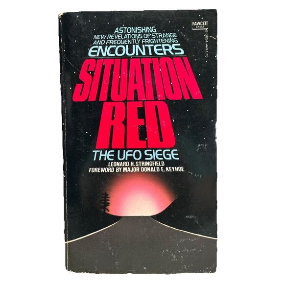 VTG Situation Red: The UFO Siege ~ Leonard H. Stringfield ~ 1977 ~ Fawcett CREST - Picture 1 of 8